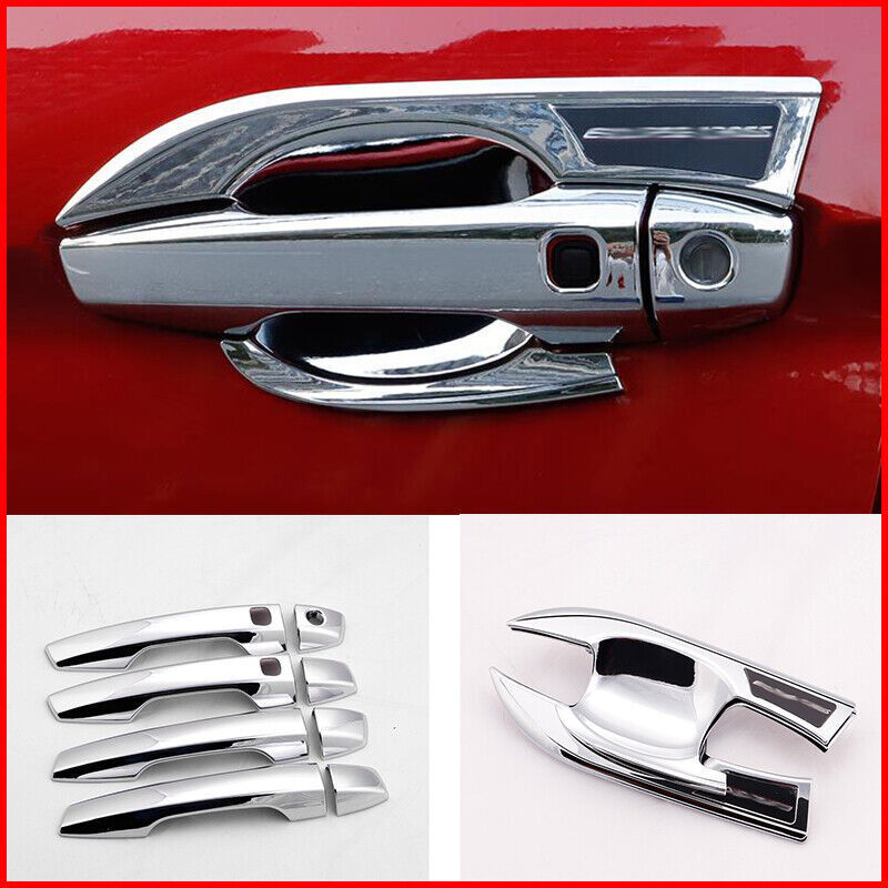Chrome Rear Exhaust Muffler Tip End Pipe Stainless For C-HR CHR 2016-2021 v