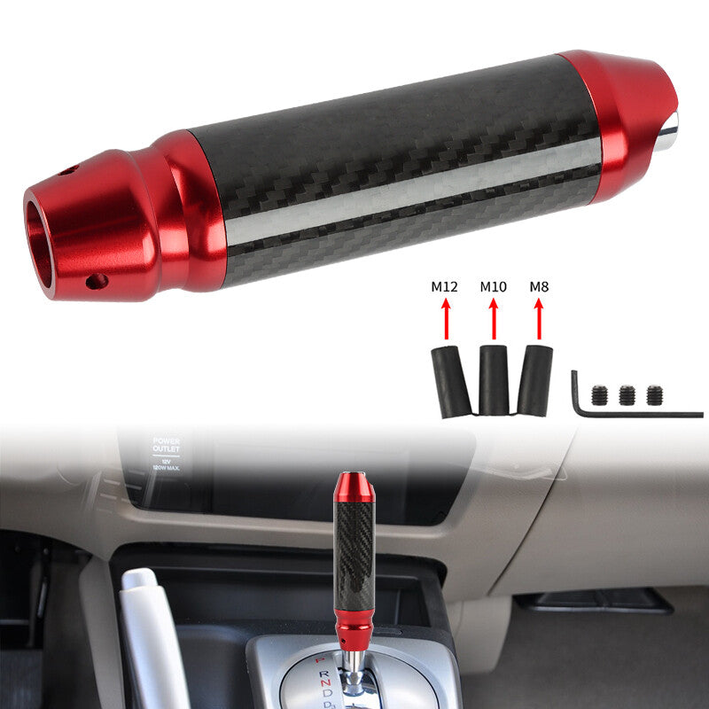 11CM Auto Car Truck Gear Stick Shift Knob Shifter Lever Head + Adapter Set v