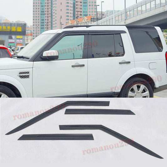 For LR Discovery 4 2010-2016 Black Window Wind Visors Rain Guard Vent Deflectors