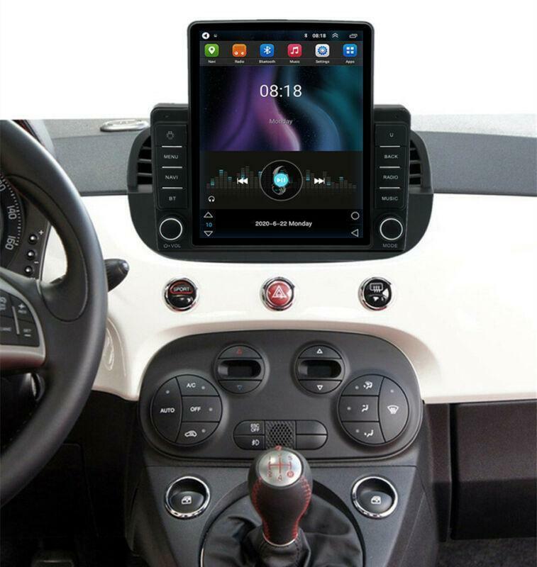 For 2007-2015 for Fiat 500 9.5 Android 10.1 Car Stereo Radio Head Unit GPS Wifi RDS