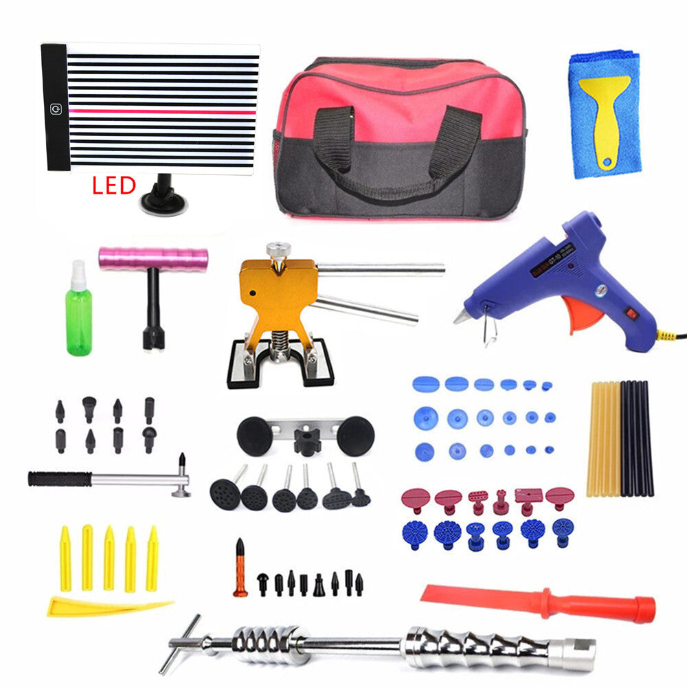 Paintless Dent Repair Tools,Dent Repair Tool Set,Glue ,Sliding Hammer,52pcs v