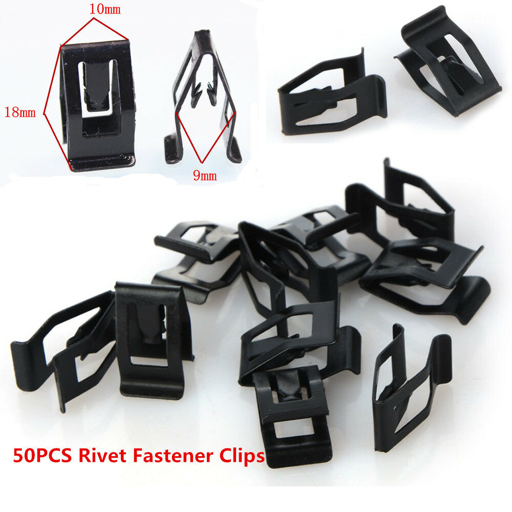 50x Car Console Dashboard Instrument Panel Side Skirt Trim Clips - n