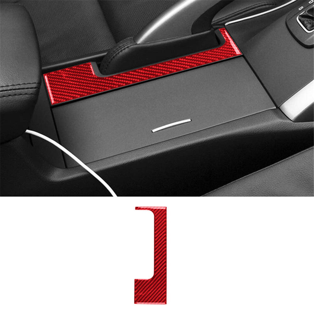 4X Red Carbon Fiber Big Speaker Cover Trim For Land for Range Rover Sport 2014-2017 v