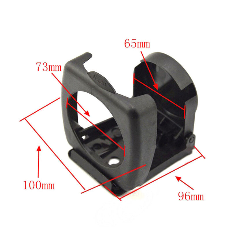 2-Pack Car, Boat, Truck Folding Beverage Cup Bottle Holder Bracket (Black) n