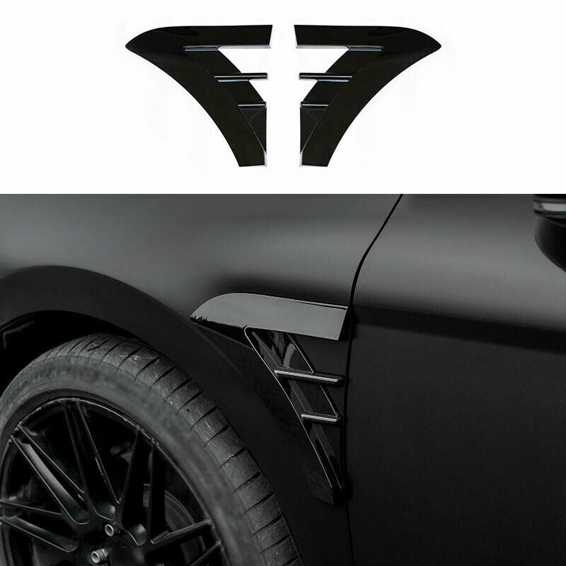 for Toyota for Camry 2018-2022 Glossy Black Exterior Front Side Fender Cover Trim 2x