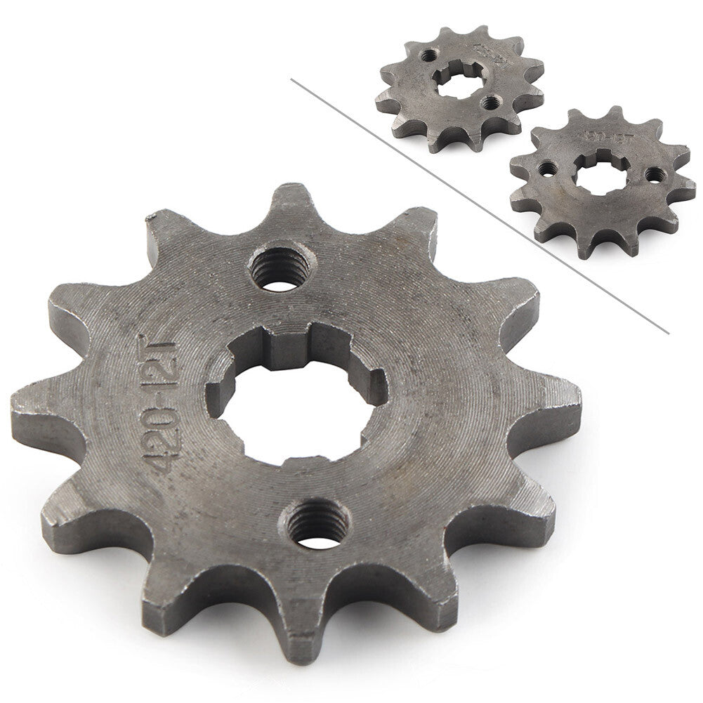420/428 12T 17mm Front Chain Sprocket For 50cc 70cc 90cc 110cc 125cc Pit Dirt