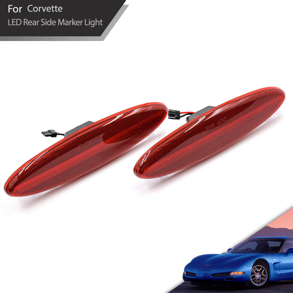 Smoked LED fender turn signal side marker lights for Alfa Romeo Giulietta 10'0 1928 B