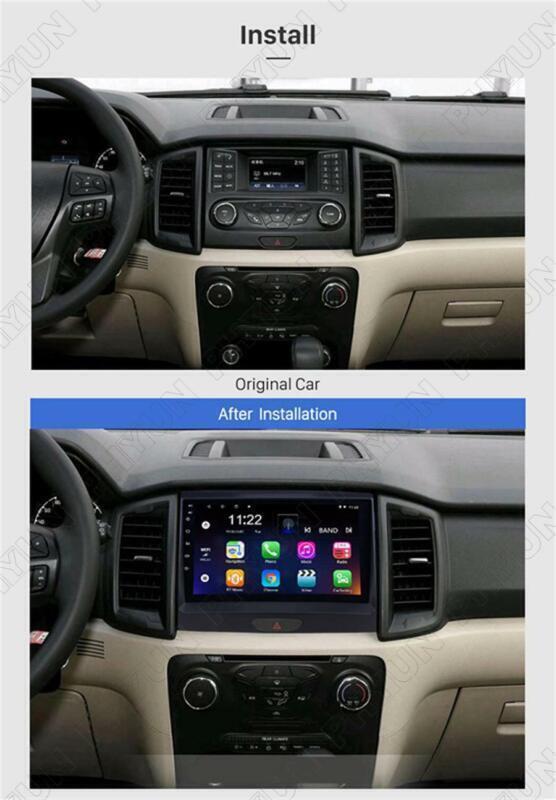 2.5D Screen 9 Android 10.0 Car GPS Navigation Radio for Ford Ranger 2016-2019