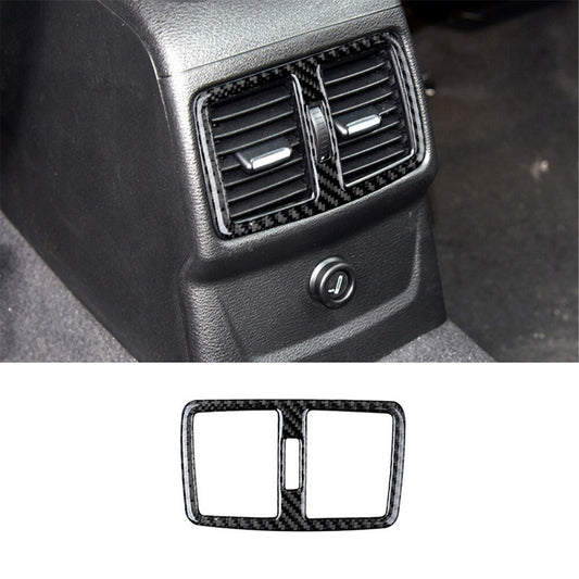 Carbon Fiber CD/DVD Button Frame Cover for Subaru Legacy Outback 2010-2014 v