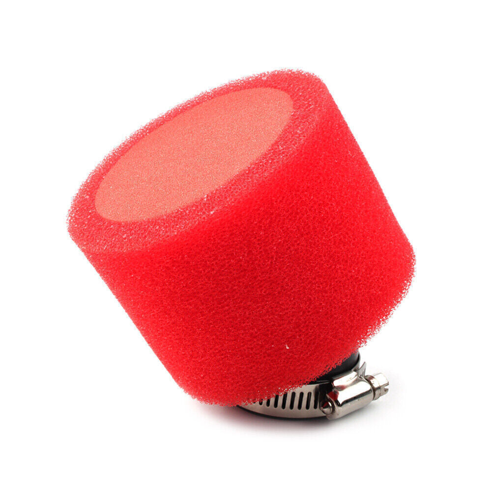 38MM Red Foam Air Filter for Honda XR50 CRF50 KLX110 SDG SSR 125 150CC Oblique Q