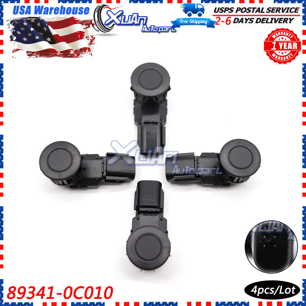 Suitable for RAV4 Tacoma Tundra 2014-18 bumper parking sensor 4P 89341-0C010 Black v