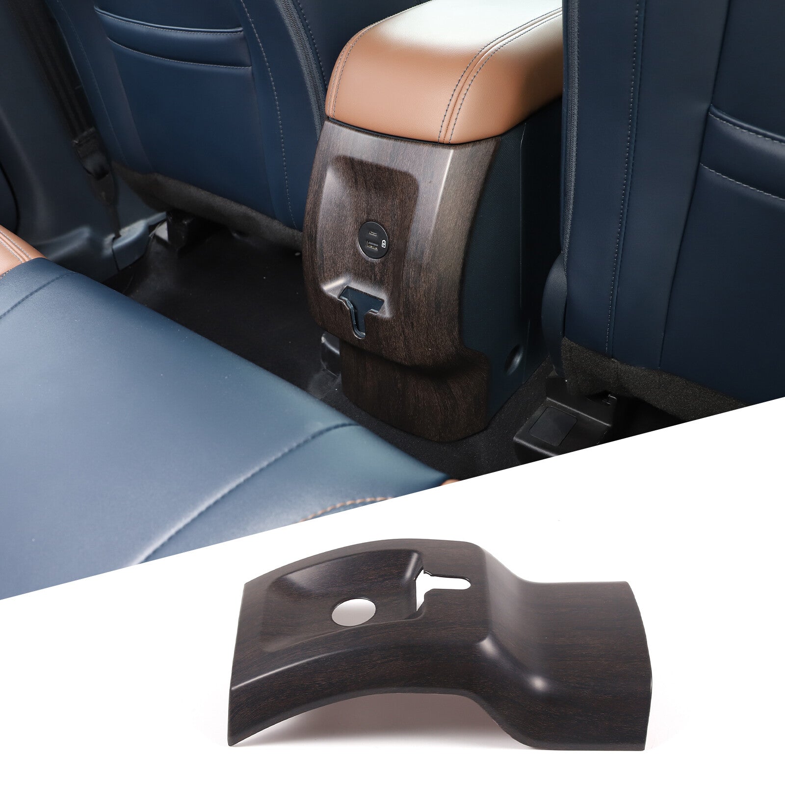 Carbon Fiber Door Handle Cover 8pcs Keyhole Trim for 4Runner 10-23- v