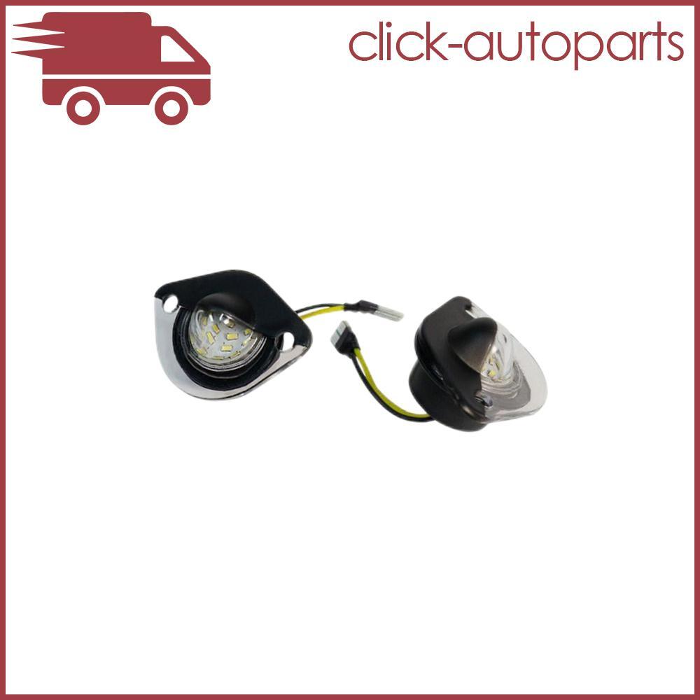 2x Front LED License Plate Lights Fits for Ford for Mustang 1994 1995 1996 1997-2004 Q