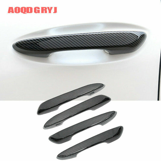 Carbon Fiber Door Handle Moulding Covers Trim for Lexus ES350 300h 250 2019-2022