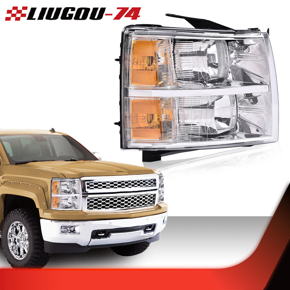for CHRome/Amber Corner Light RH Fits 2007 - 2014 for Silverado - v