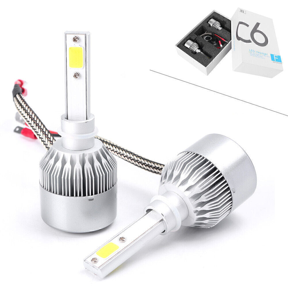 2x COB H4 3800LM 72W LED Car Headlight Conversion Kit Hi/Lo Beam Bulbs 6000K