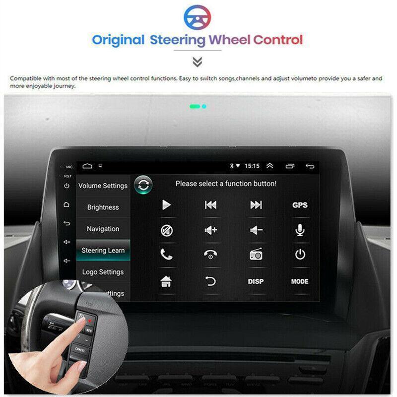 1+16G Wifi 9Android 9.1 Car Stereo Radio GPS Navi Kit for Ford Escape 13-17