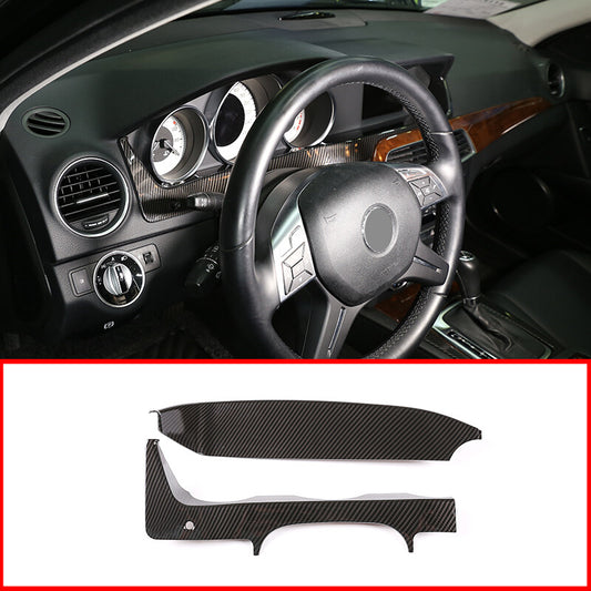 1x ABS Carbon Fiber Pattern Button Trim for Outlander 2022+- v