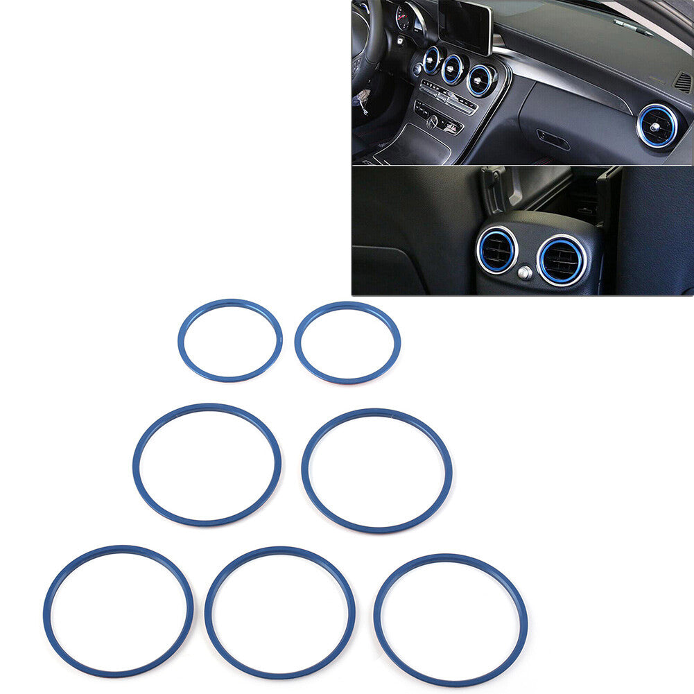 AC Air Vent Outlet Inner Ring Cover Trim FIT for Mercedes-Benz C Class W205 For GLC