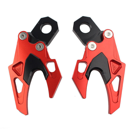 Aluminum Rear Fork Chain Adjuster for Honda CB650F 2014 2015 2016 2017 2018 RED Q