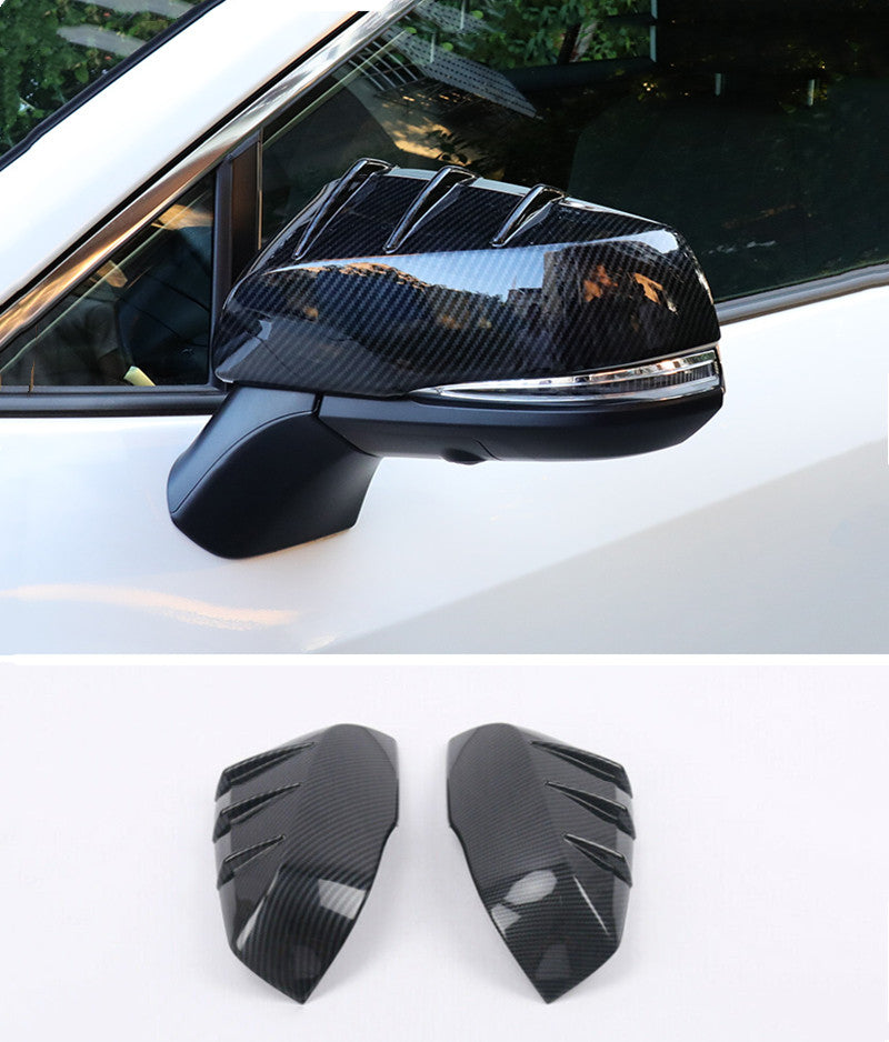 For Explorer 2011-2019 Chrome Outer Side Door Mirror Strips Cover Trim ABS v