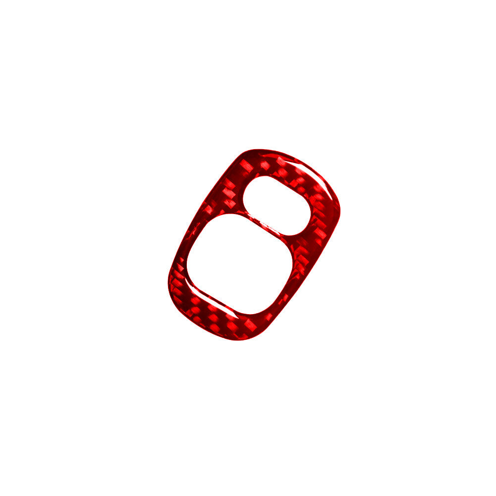Red Carbon Fiber Rear View Mirror Button Trim for Toyota Celica 2001-2005
