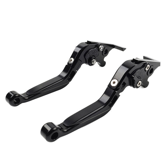 CNC Folding Extendable Brake Clutch Levers for Suzuki GSXR600 GSR750 Black Q