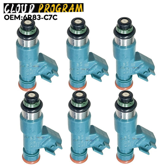 6 PC 6R83-C7C Fuel injector for Volvo XC60 3XC90 3.2L for Jaguar X-Type 3.0 XJ 3.0 v