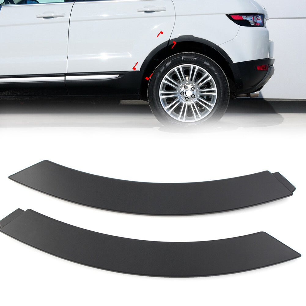 Pair Rear Wheel Front Arch Door Molding for Land Rover for Range Rover Evoque 12-19
