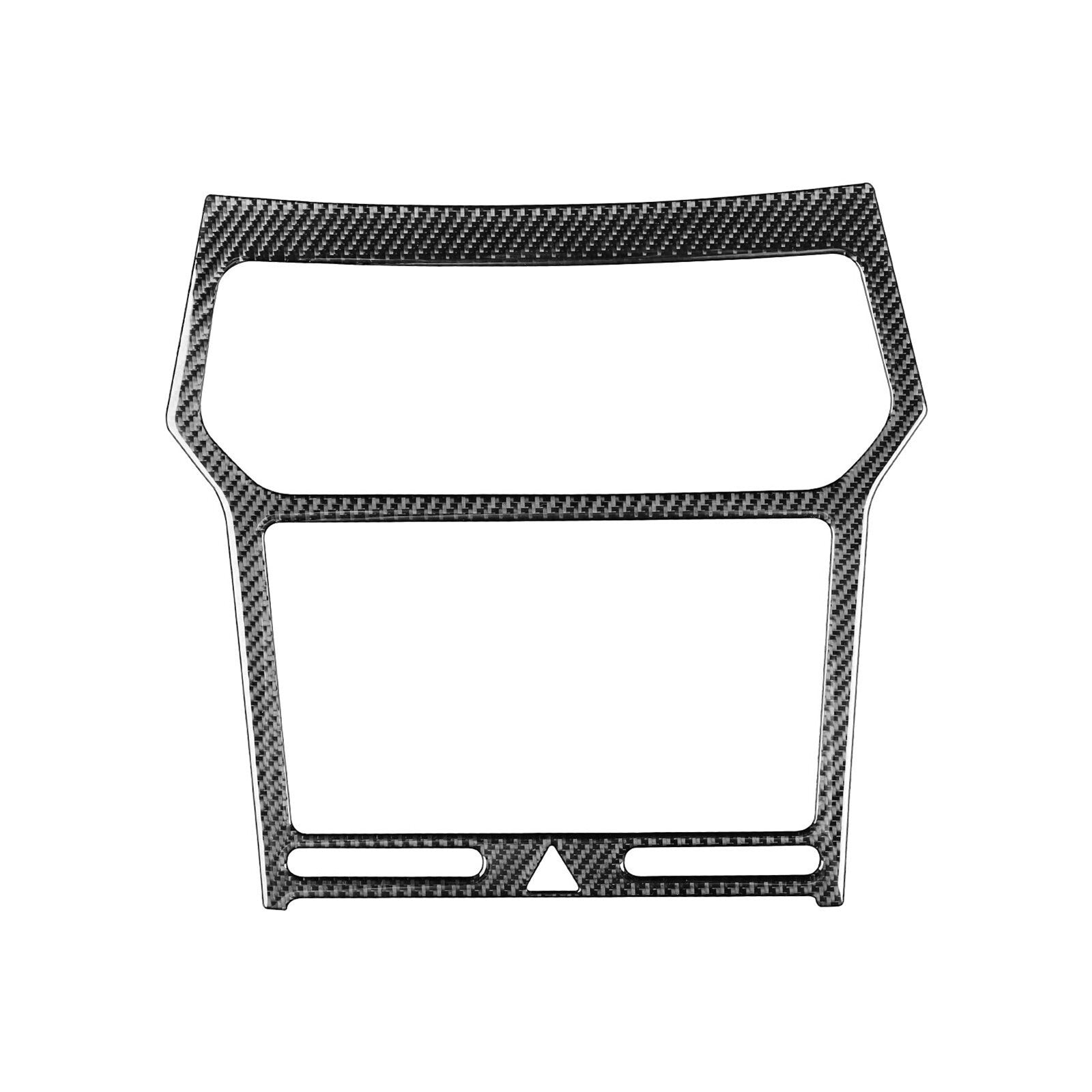 For 2013-2019 for Ford Explorer Carbon Fiber Stereo Radio Panel Frame Cover Trim AT