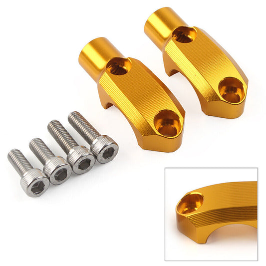 for BMW S1000XR R1200R F850GS F900XR Mirror Mount/ Master Cylinder Clamp Gold