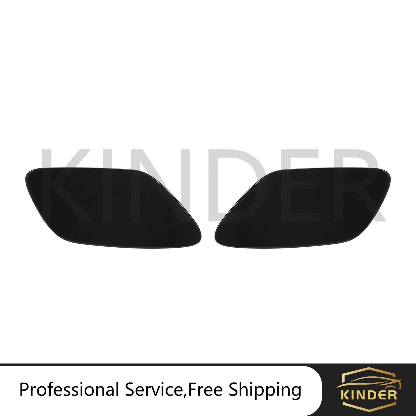 Pair Front Bumper Headlight Washer Nozzle Cover Cap Fit for BMW Z4 E89 2009-16 Q