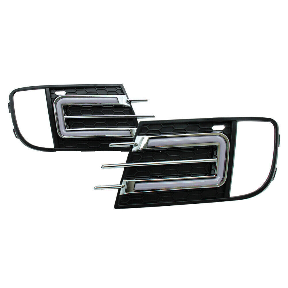 LED Front Grill Daytime Running Lights DRL Pure White Lamp Fit for VW for Tiguan 2013-16