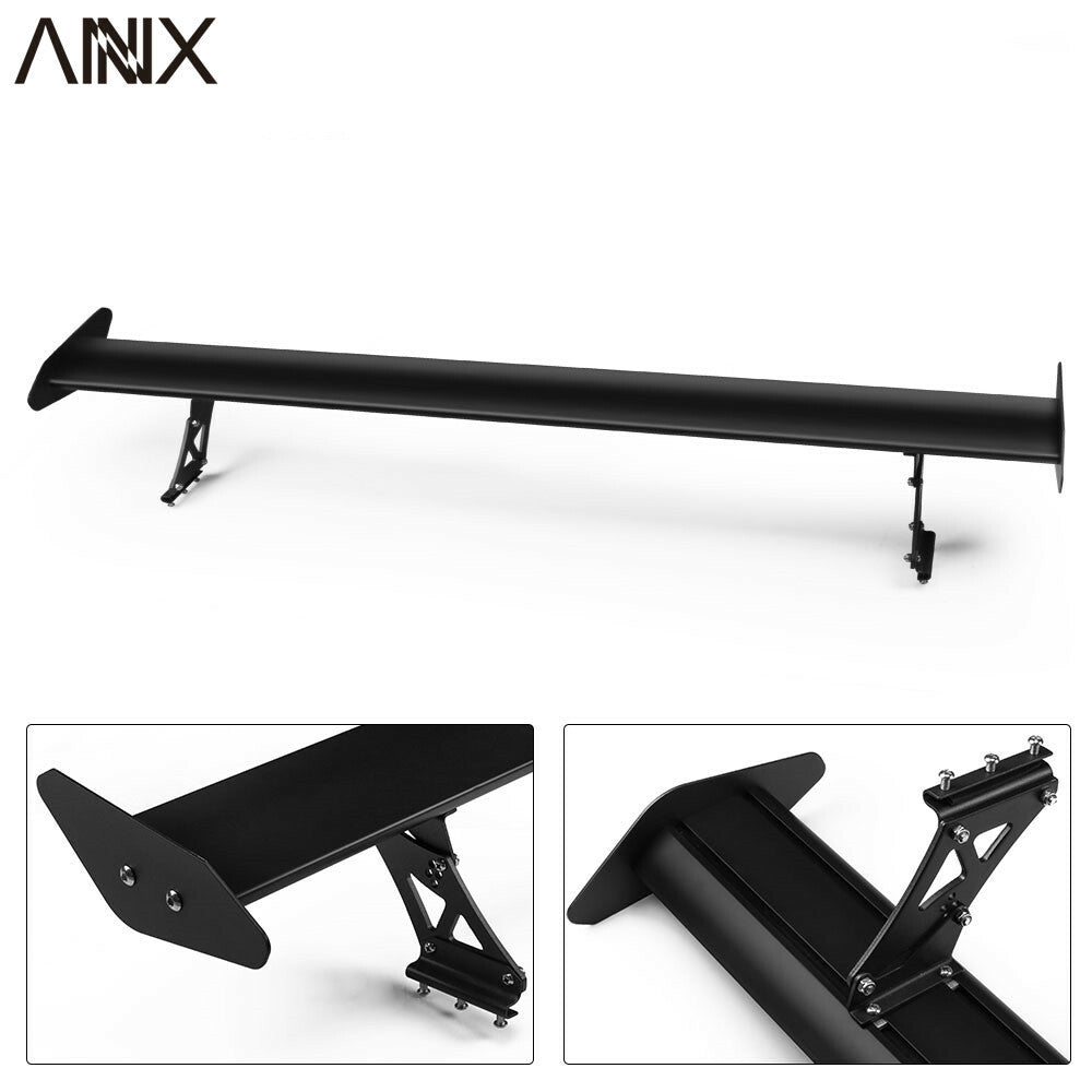 135cm 53 Sliding Adjustable GT Car Rear Hatchback Bracket Spoiler Racing Wing Q