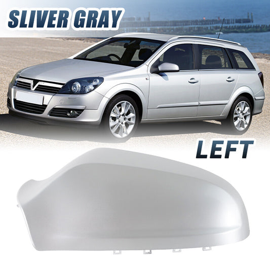 Door Wing Mirror Cover Cap Gray Left Driver for Opel for Vauxhall Astra H 2004-2009