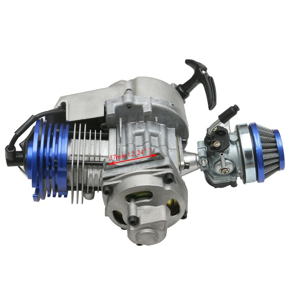 Big Bore 49cc 2-stroke engine motorcycle for mini pocket four-wheel off-road bike all-terrain vehicle off-road vehicle