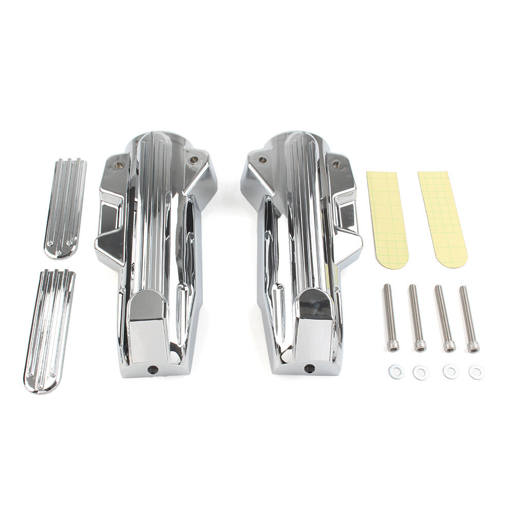 Upper Fork Slider Accents Lower Fork Covers for Harley Electra Street ABS Chrome Q