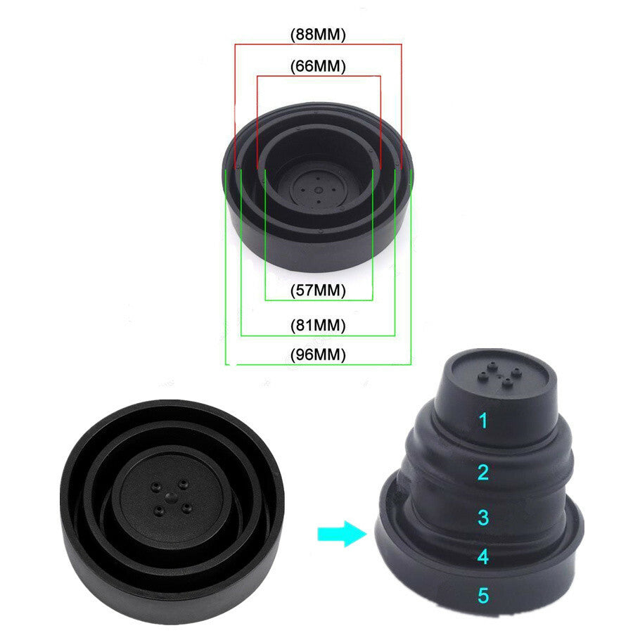 Car Headlight Dust Cover Soft Rubber Waterproof Housing Sealing Cap for HID LED