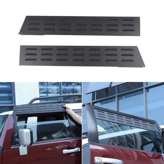 Rear door window Louver vent panel trim suitable for Toyota FJ Cruiser 2007 - 2021