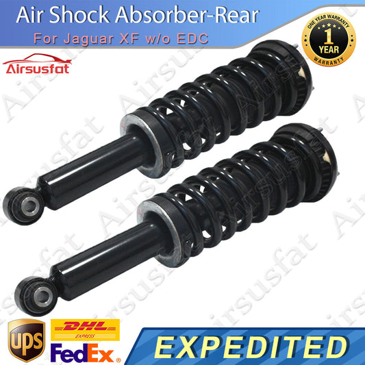 Pair for Jaguar XF w/o EDC 2010-2012 Rear LR Air Shock Strut Assembly 822KAS255