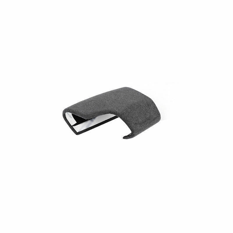 Fit for Audi A6 A7 2019-2024 Grey Alcantara Central Console Gear Shift Knob Trim
