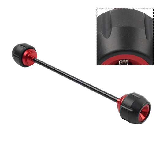 Red Front Wheel Axle Fork Crash Slider for Kawasaki Z900 2017-2019