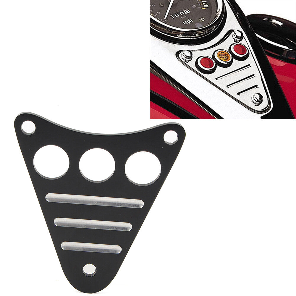 Black Aluminum Dash Plaque Cover for Kawasaki VN800 Vulcan Custom Classic 95-06 Q