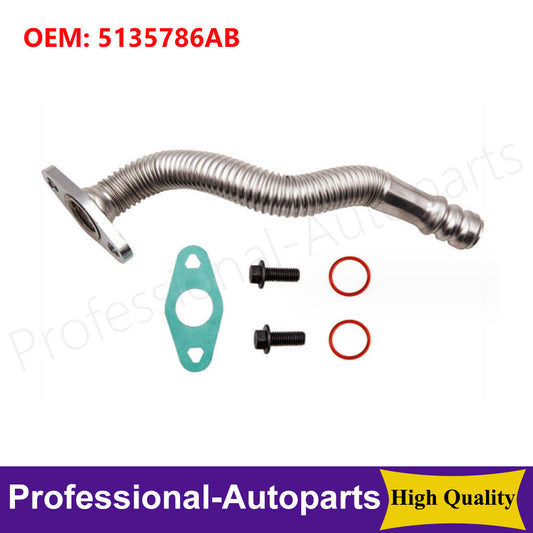 Lower Turbo Charger Oil Return Drain Tube For 2004-2007 for Dodge for Ram 5.9L