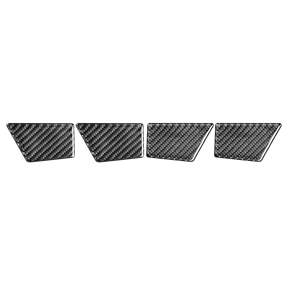 Door Handle Bowl Panel Cover Trim for Ford Mondeo 2013-2019 Carbon Fiber Black