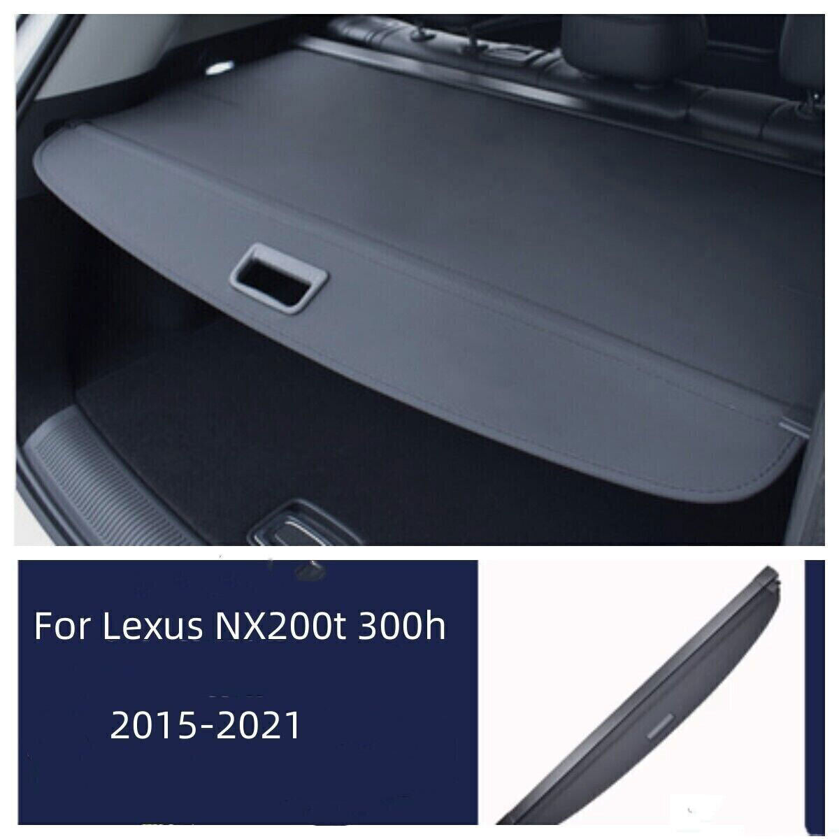 for Lexus NX200t 300h 15-21 Retractable Cargo Cover Rear Trunk Security Shade 1X