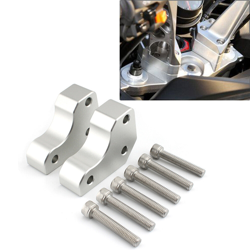 for Kawasaki GTR1400 Concours 1400 2008-22 Handlebar Risers Height Up Adapters Q