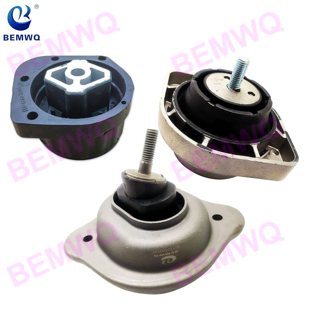 3-piece engine mount + rear transmission mount kit for E83 2004-2006 X3 2.5L 3.0L n
