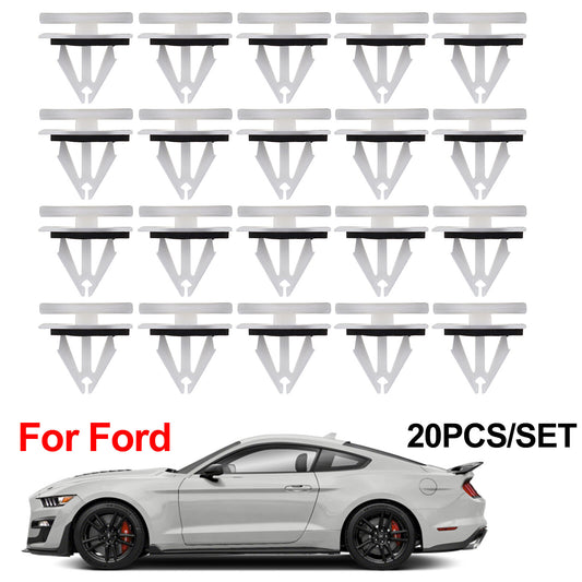 20PCS  for ford  F150 for Mustang Edge Side Skirt Sill Rocker Panel Clips Rivet NEW