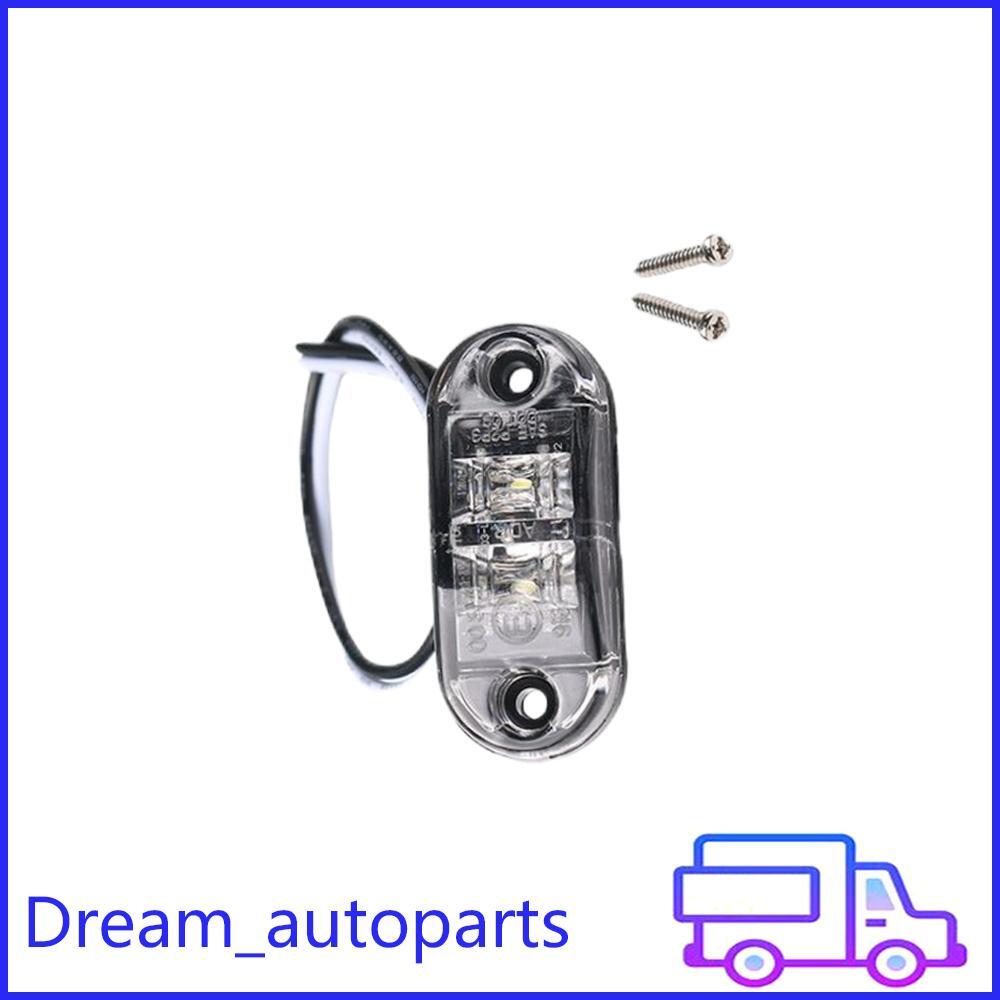 LED Side Marker Light 24V 12V White Truck Trailer Clearance Tail Warning Lamp Q
